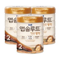 리뉴얼 앱솔루트 명작 2FL 분유 2단계 800g 3캔6~12개월분유, 4.앱솔루트 21년 리뉴얼 명작 2