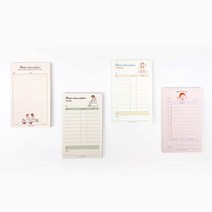 빨강머리앤 떡제본 다용도 메모패드, 스터디플랜