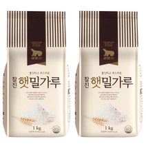 곰표 찰진햇밀가루, 1kg, 2개