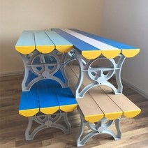 의자 라커룸 벤치 스툴 다용도 공원 마당 수영장 헬스, 파란색 2m x 40  x 45