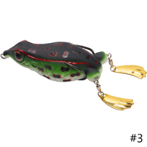 다혜 낚시용품 스쿠이마 개구리미끼 가물치프로그 개구리 프로그 가물치루어 플로팅 웜 배스 낚시 FROG 프로그루어 민물낚시 탑워터 25g 8cm, 검정