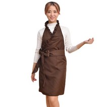 프릴 앞치마 롱 블랙 카멜란지 한 개, 카멜란