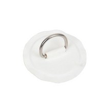 고무 보트 닻 카약 d-링 패드 두꺼운 316 스테인레스 스틸 앵커 걸쇠 pvc 풍선 판자 뗏목 딩기, 하얀색