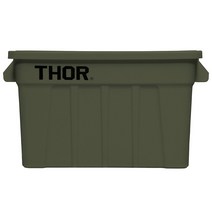 토르 75L 정리함 THOR 토트 리빙박스 컨테이너 수납함, 그레이, 1개