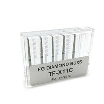 연마브러쉬 폴리셔 5 치과 다이아몬드 Burs 드릴 치아 화이트닝 연마 고속 핸드 피스 FG 16mm TFX11C