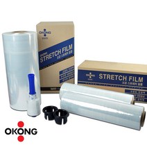 오공 공업용 스트레치필름 수동랩 자동랩, 12Tx500MMx350M(2롤)