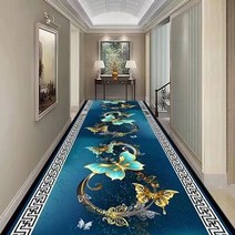 레드카펫 파인텍스 롤카페트 파이론텍스 모던 럭셔리 긴 복도 장식 홈 거실용 대형 침실 바닥 매트 카펫 러너, 129.AO4 - 120X400CM