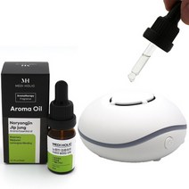 MediHolic 집중력강화 노량진 천연 아로마오일 USB 실내디퓨저 아로마테라피향 세트, 노량진아로마오일10ml+USB 방향제 디퓨저