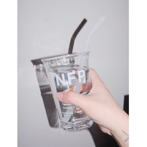 이에스 MBTI 엠비티아이 글라스컵 커피컵 2유형, 컵+빨대+뚜껑, 1개, ENTJ