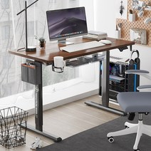 모션 데스크 전동 스마트 데스크 책상 높이조절, 140×60cm18mm판IKEA화이트 전동