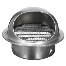 환풍기 80-150mm 강철 환기 그릴 벽 구멍 커버 추출기 후드 루버 밸브 배기 팬 파이프 난방 냉각 시스템, 01 80mm