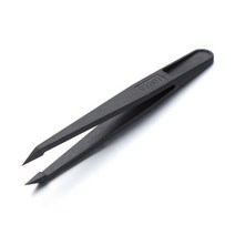 공업용핀셋 정밀핀셋 프로 플라스틱 눈썹 족집게 안전 정전기 방지 산업 보수 다기능 여성 미용 네일 도구, 02 93302