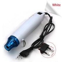 hot air gun diy hot air gun electric power tool 헤어 드라이어 납땜 랩 블로어 히터 수축 플라스틱 air heat gun diy tool, 하얀