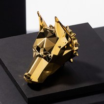 루크타 명품 도베르만 에디션 고급 차량용 송풍구 방향제 디퓨져, 24K 골드, 블랙체리 앤 베이
