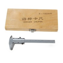 0 100mm 4인치 버니어 캘리퍼스 100mm 포켓 미니 캘리퍼스 두께 측정 도구 w315