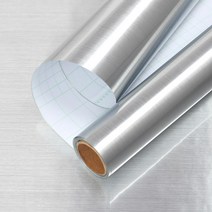 금속 브러시 골드 실버 DIY 이동식 벽지 장식 필름 PVC 비닐 방수 오일 프루프 하우스 기구 주방 벽 스티커, 01 40cm x 1m, 02 Silver