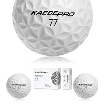 NEW 카에데 프로 3피스 골프공 화이트 12구 골프 선물, 단품, 단품