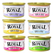 고급 로얄캔 냥냥이 영양통조림 장건강 담백한 특식 보상간식, 1개, 참치와치킨