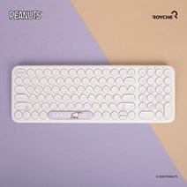 로이체 피너츠 스누피 무선 키보드 캐릭터 태블릿 아이패드 pc 노트북, 베이지
