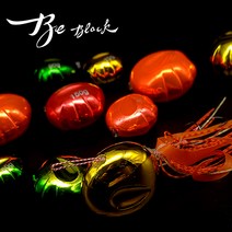 비블랙 암모나이트형 전기도금 타이라바헤드, 150G/오렌지