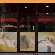 바보사랑 dgse549 크리스탈 헤어샵 접착용 반투명시트지.낭만창고