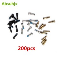 Absuhjx 200pcs 아이폰 호환 6S 플러스 8 X XS 11 도크 커넥터에 대 한 하단 나사 Torx 5 포인트 스타 Pentacle 나사 액세서리 Pentalobe, [06] 200x 8 8Plus Mix