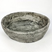 크랙 원형 수반 미니 정원 연못 FRP 어항 수조 장식 꾸미기