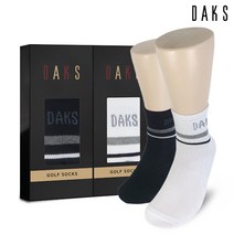 [백화점SAY][닥스양말] 닥스 골프양말 단목두줄링글 신사 2족세트 DK3M23344