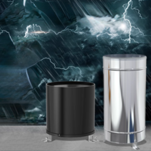 강우량계 기상 관측기 강수량측정기 빗물 우량계, ABS아날로그  분해능 0.2mm