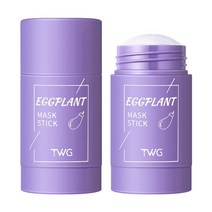 녹차 마스크 스틱 포 페이스 블랙헤드 리무버 딥 포어 클렌징 브라이트닝 페이셜 퓨리파잉 클린 말차 클레이 머드 마스크 40g, 가지