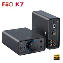 오디오 용품 FiiO-최신 업그레이드 K7 밸런스드 HiFi DAC 헤드폰 앰프 AK4493S * 2 XMOS XU208 PCM384kHz, 01 K7