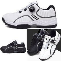 댄디플레이스 발편하고 편리한 돌리는 와이어 골프화 스니커즈