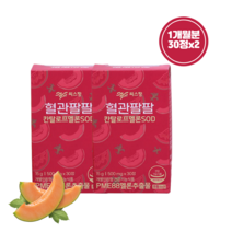 씨스팡 혈관팔팔 칸탈로프 멜론SOD 30정 2박스 1개월분, 2개