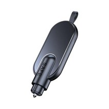 COSLAKE 테슬라 모델 3 Y S X 액세서리용 윈도우 브레이커 안전벨트 커터 2 in 1 자동차 안전 망치 소유자를 위한 유리 열쇠고리 탈출 도구 액세서리(스타일1) [미국, Style1