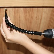 전동공구액세서리 플렉시블 코브라 드릴 비트 연장 밴딩 홀더, 1샤프트-블랙-200mm