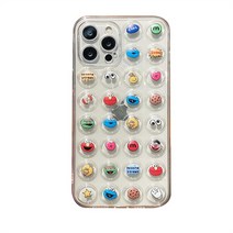 새로운 트렌드 애니메이션 3d 버블 카메라 보호 전화 케이스 iphone 11 12 13 pro x xr xs max 7 8 plus 투명 소프트 백 커버, 아이폰 7, 1, 사례