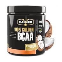 Maxler 100% Golden BCAA Powder - Intra & P Workout Recovery Drink for Accelerated Muscle Recovery &, Coconut Water, 7.4 Ounce (Pack of 1)