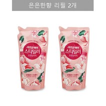 LG생활건강 샤프란케어 스타일러 섬유탈취제 400ml 은은한향 리필, 2개
