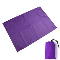 발포매트 300 에어요에어매트 캠핑 두꺼운돗자리 백패킹 200x210cm 접이식 야외 쿠션 휴대용 포켓 초경량 피크닉 담 방습 슬리핑 패드 비치, 자주색