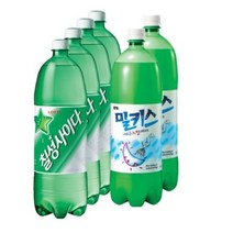 칠성사이다 + 밀키스, 1.5L, 5세트