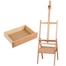 서랍형 미술도구 학교 학원용 캔버스 거치 이젤