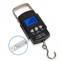 휴대용 미니 전자 저울 물고기 측정 루어낚시 계측기, 1개