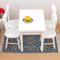 미니어처 소품 가구 식탁세트 육일돌 오비츠로이드, 우드브라운