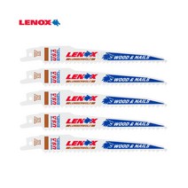 (5PCS) 레녹스 컷쏘날 LXKR656R 6인치 6TPI 못박힌 목재 컷소날