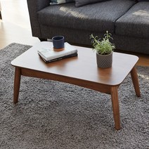 베스트리빙 [리퍼상품] 원목으로 제작된 몬스 좌식 소파 티테이블, 월넛