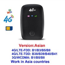 와이파이 증폭기 공유기 인터넷 4G LTE 휴대용 포켓 자동차 무선 모뎀 라우터 150Mbps 3 모드 모바일 MIFI 브로드밴드 핫스팟 윈도우 맥 MF906 용, [01] Asian Version, 01 Asian Version