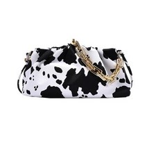 저렴한Soft Leather Zebra Pattern Luxury Design Women Shoulder Bags Fashion Female Cloud Handbags and