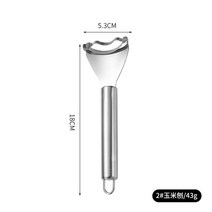 옥수수탈곡기 탈곡기 땅콩탈곡기라운드 핸들 옥수수 탈곡기 커널 필링 도구 스테인레스 스틸 대패 가정, 02 B