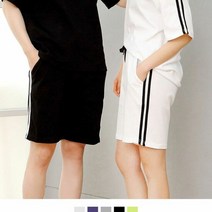 남자반바지 커플시밀러룩 더블라인 반바지 5colors