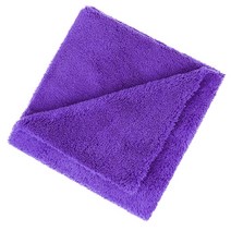 자동차청소 차량세차용품 세차솔 350GSM 세차 마이크로 화이버 타월 자동차 청소 헝겊 자세히 슈퍼 흡수성 관리 천 소프트 Edgeless 건조 세차용품 차량 세차수건 세차타올, 코랄플리스, (선택)Purple (품번 103422)
